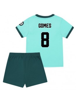 Billige Wolves Joao Gomes #8 Bortedraktsett Barn 2025-26 Kortermet (+ Korte bukser)